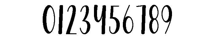 Hanging Font OTHER CHARS