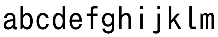 Hangyaku Font LOWERCASE