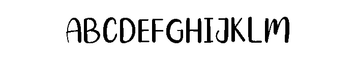 Hanimun Font UPPERCASE