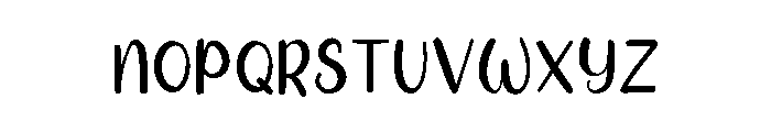 Hanimun Font UPPERCASE