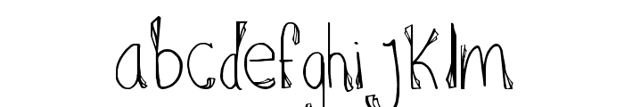 Hannah Added Some Flare Font LOWERCASE