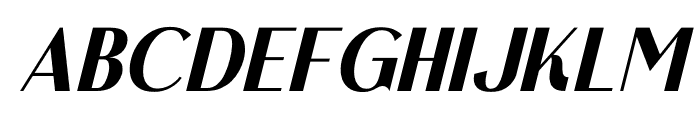 Hannah Claira DEMO VERSION Italic Font UPPERCASE