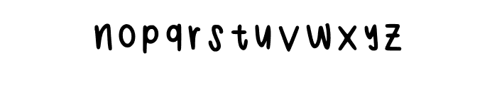 Hannahs Handwriting Regular Font LOWERCASE