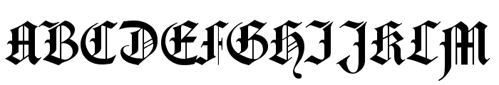 HansaGotisch Font UPPERCASE