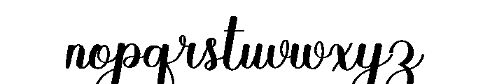 Happines Font LOWERCASE