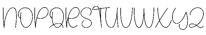 Happiness2 Font UPPERCASE