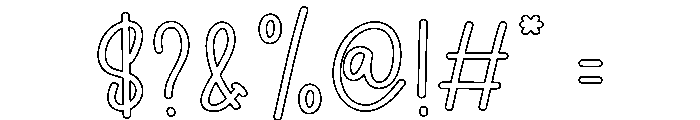 Happy Alphabet Font OTHER CHARS