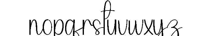 Happy Birthday2 Font LOWERCASE