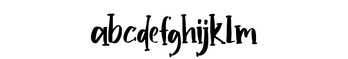 Happy Bright Font LOWERCASE