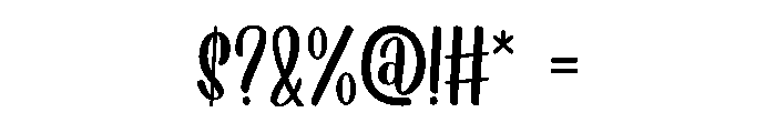 Happy Cactus Font OTHER CHARS
