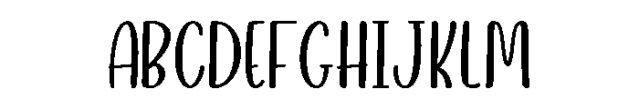 Happy Cactus Font UPPERCASE