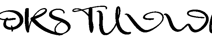 Happy Darling Font UPPERCASE