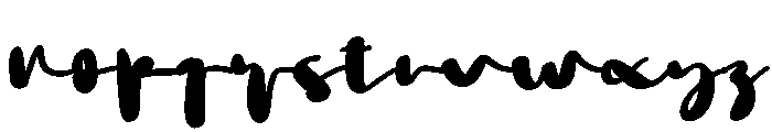 Happy Darling Font LOWERCASE