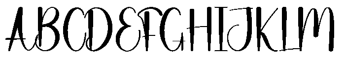 Happy Day2 Font UPPERCASE