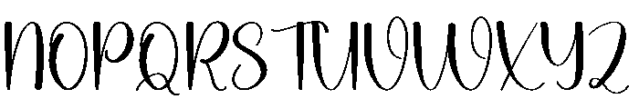 Happy Day2 Font UPPERCASE