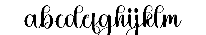 Happy Day2 Font LOWERCASE