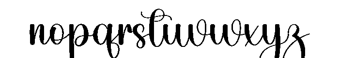 Happy Day2 Font LOWERCASE