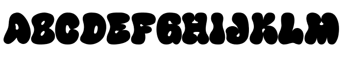 Happy Groov One Font UPPERCASE
