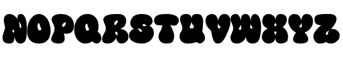 Happy Groov One Font UPPERCASE