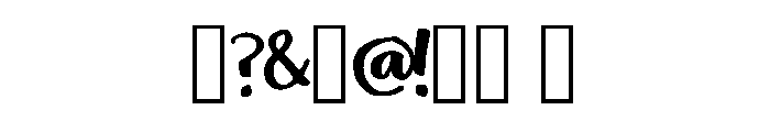 Happy Happy Regular Font OTHER CHARS
