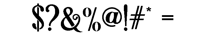Happy Holidays Font OTHER CHARS