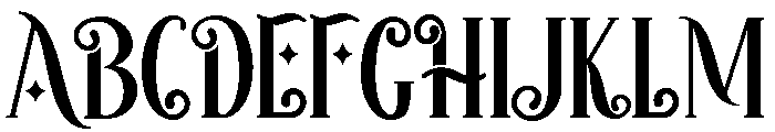Happy Holidays Font UPPERCASE