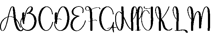 Happy Mommy Font UPPERCASE