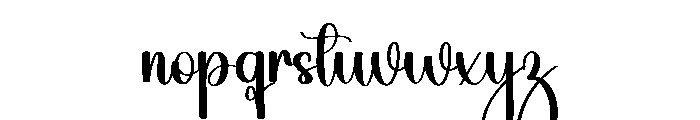 Happy Mommy Font LOWERCASE