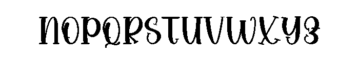 Happy Mother Font UPPERCASE