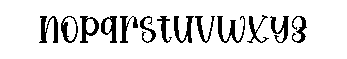 Happy Mother Font LOWERCASE