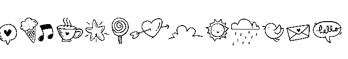 Happy Time Doodles FONT