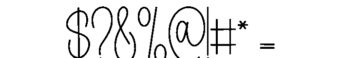Happy University Font OTHER CHARS