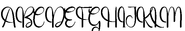 Happy Valentine Font UPPERCASE