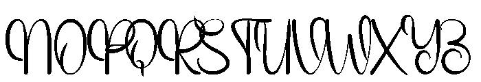 Happy Valentine Font UPPERCASE
