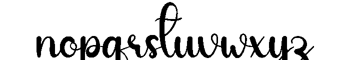Happy Valentine Font LOWERCASE