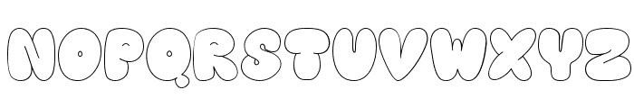 Happy brown cat Font LOWERCASE