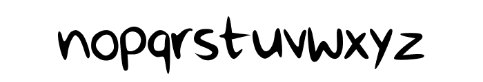 HappyHand Font LOWERCASE