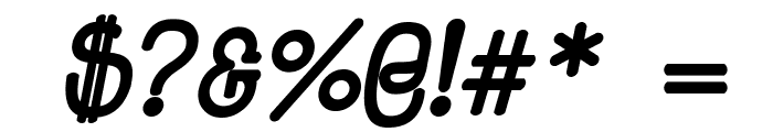 HappyPhantom Bold Italic Font OTHER CHARS