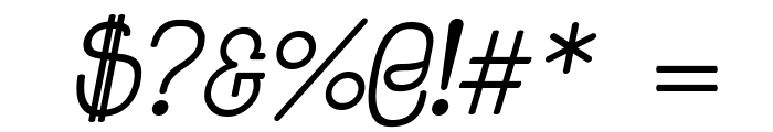 HappyPhantom Italic Font OTHER CHARS