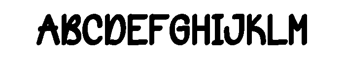 Happyweek Font UPPERCASE
