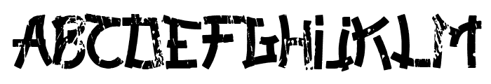 Harakiri Special Font UPPERCASE