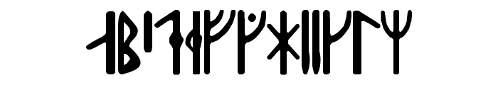 Harald Runic Font UPPERCASE