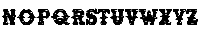 Hard Life Club Font UPPERCASE