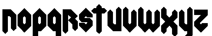 Hard Punk Gothik Font UPPERCASE