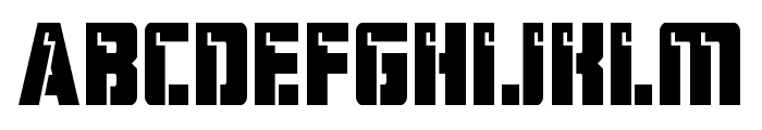 Hard Science Font UPPERCASE