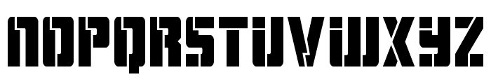 Hard Science Font LOWERCASE