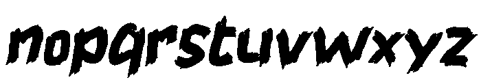 Harden Font LOWERCASE