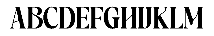 Hardmix Font UPPERCASE