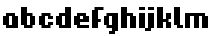 Hardpixel Font LOWERCASE