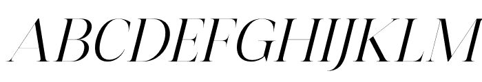 Harfine DEMO VERSION Italic Font UPPERCASE